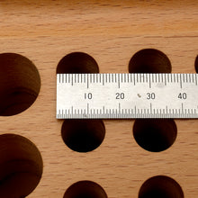 Load image into Gallery viewer, Basic Tool Rack 24 hole, Wooden Design tool Organizer for your design Tools,Leather Craft Tools -MLT-P0000CWW