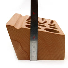 Load image into Gallery viewer, Basic Tool Rack 24 hole, Wooden Design tool Organizer for your design Tools,Leather Craft Tools -MLT-P0000CWW