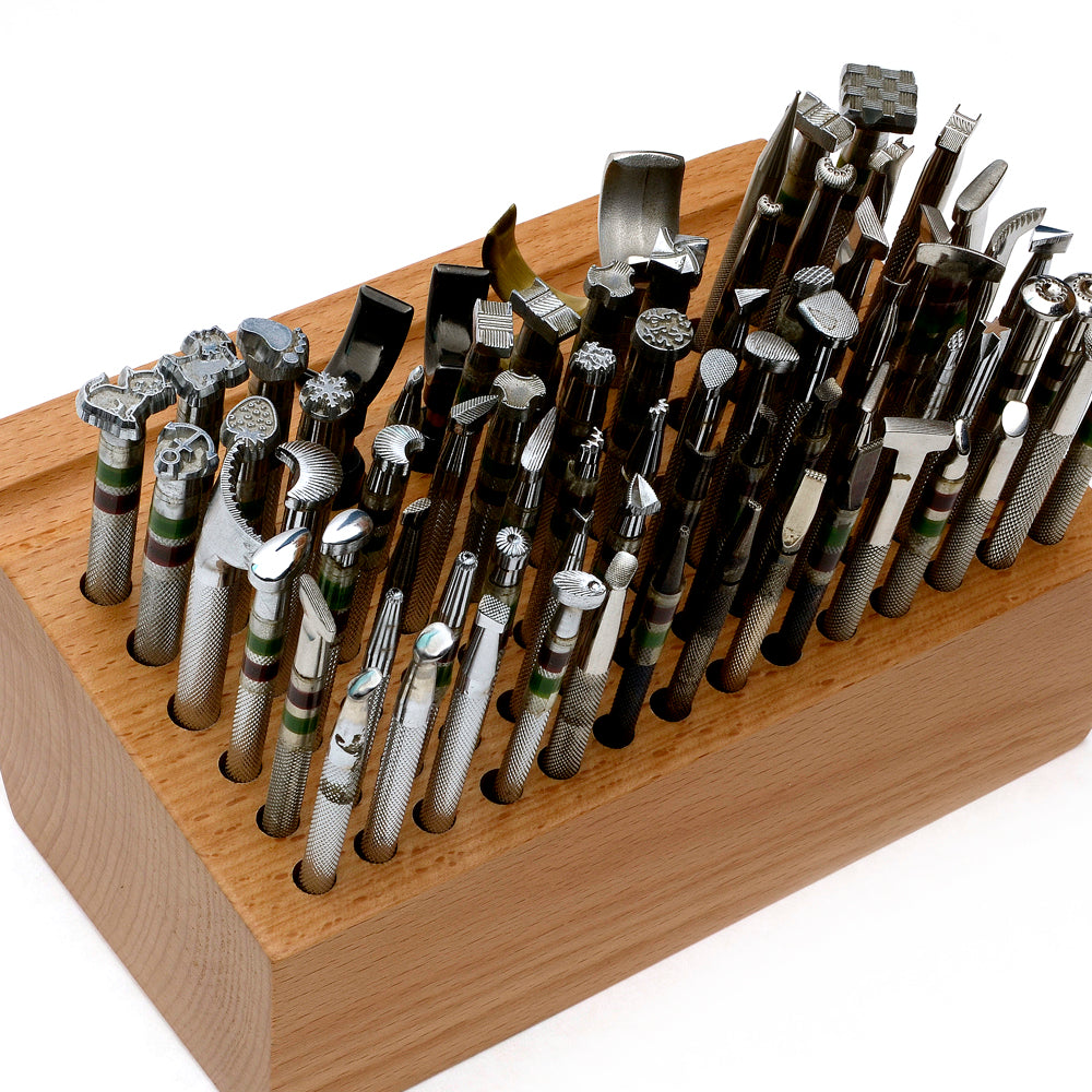 Basic Tool Rack 76 hole, Wooden Design tool Organizer for your