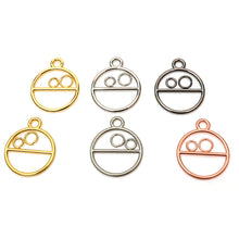 Load image into Gallery viewer, Zipper Pulls Circle style- 1set (30mm inside) Gold,Gold matte,Silver,Silver matte,Antique matte,Dark Silver,Leather craft tool MLT- P0000CXS