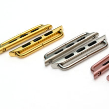 Load image into Gallery viewer, Plated Metal watch strap connector for 38/40, 42/44mm straps or wristband Making Suppliers-MLT-P0000CYG