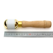Load image into Gallery viewer, Brass Duracon Mallet Great for Forming and Bending, hammer, leather punch mallet, Leather craft tools MLT- P0000CYK