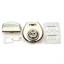 Load image into Gallery viewer, AMIET Key Lock/ M 35917 (MNGS)/ High Quality Key Locks / Flip Locks For Bags, suitcase buckle,Bag Making Suppliers-MLT-P0000CYL