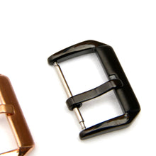 Load image into Gallery viewer, Plated Watch Middle Buckles for watch Straps, for 20,22mm straps, small goods Making Suppliers Leather craft tools MLT-P0000CYN