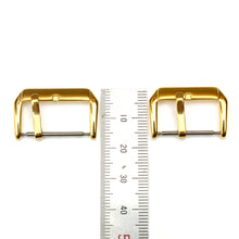 Load image into Gallery viewer, Plated Watch Middle Buckles for watch Straps, for 20,22mm straps, small goods Making Suppliers Leather craft tools MLT-P0000CYN