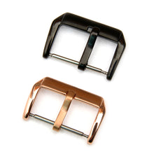 Load image into Gallery viewer, Plated Watch Middle Buckles for watch Straps, for 20,22mm straps, small goods Making Suppliers Leather craft tools MLT-P0000CYN