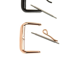 Load image into Gallery viewer, Plated Watch Basic Buckles for watch Straps, for 20,22mm straps, small goods Making Suppliers Leather craft tools MLT-P0000CYO