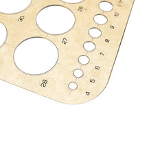 Load image into Gallery viewer, Round Templet (KOH-I-NOOR).Curve, Circle Ruler tool,use drawing tools,Leather craft tools MLT-P0000CYQ