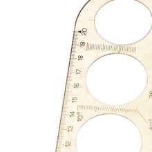 Load image into Gallery viewer, Round Templet (KOH-I-NOOR).Curve, Circle Ruler tool,use drawing tools,Leather craft tools MLT-P0000CYQ