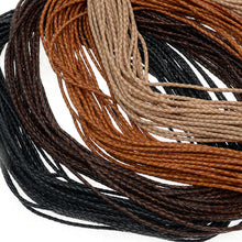 Load image into Gallery viewer, Twisted Mesh cord 3mm,4mm Genuine leather- 1m, braided leather cord, bracelet items, leather supplies MLT- P0000CYY
