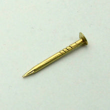 Load image into Gallery viewer, 50pcs or 500pcs Solid Brass Tack Nails, MLT-P0000DFK