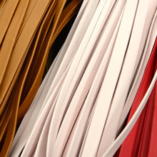 Load image into Gallery viewer, Flat Cord 8mm Genuine leather - 1m, leather cord, bracelet items, leather supplies MLT- P0000DCO
