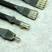 Load image into Gallery viewer, Seiwa Pro Diamond Stitching Chisels, Leather Stitching Prong Chisel Set, Chisels-Leather Craft Pricking Iron Tool MLT-P0000DDA
