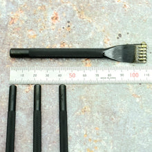 Load image into Gallery viewer, Seiwa Pro Diamond Stitching Chisels, Leather Stitching Prong Chisel Set, Chisels-Leather Craft Pricking Iron Tool MLT-P0000DDA