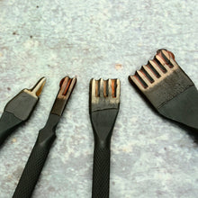Load image into Gallery viewer, Seiwa Pro Euro Diamond Stitching Chisels, Leather Stitching Prong Chisel Set, Chisels-Leather Craft Pricking Iron Tool MLT-P0000DFB