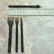 Load image into Gallery viewer, Seiwa Pro Euro Diamond Stitching Chisels, Leather Stitching Prong Chisel Set, Chisels-Leather Craft Pricking Iron Tool MLT-P0000DFB
