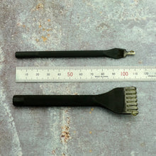 Load image into Gallery viewer, Seiwa Pro Stitching Chisels for lacing, Leather Stitching Prong Chisel Set, Chisels-Leather Craft Pricking Iron Tool MLT-P0000DGL