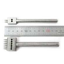 Load image into Gallery viewer, Round punch Chisels (4,6mm), Leather Stitching Prong Chisel Set, 2/6 Chisels-Leather Craft Pricking Iron Tool MLT-P0000CAB