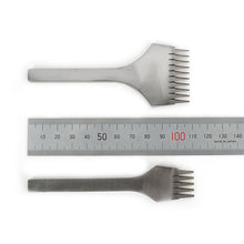 Load image into Gallery viewer, Leather Stitching Prong Chisel Set, 2/5/10 Stitching Chisels (3.4mm~3.8mm), Leather Craft Pricking Iron Tool MLT-P0000CAI