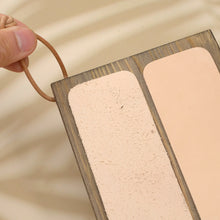Load image into Gallery viewer, Duel Face Wood Strop, Double Sided Sharpening Block, blade Polishing DIY Tools, Handmade Leather Craft tools MLT-P0000DMC