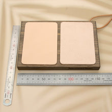 Load image into Gallery viewer, Duel Face Wood Strop, Double Sided Sharpening Block, blade Polishing DIY Tools, Handmade Leather Craft tools MLT-P0000DMC