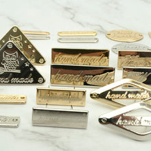 Load image into Gallery viewer, Hand Made logo decoration, 5ea 1set, making charm, Leather craft tool MLT-P0000DNN