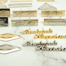 Load image into Gallery viewer, Hand Made logo decoration, 5ea 1set, making charm, Leather craft tool MLT-P0000DNN