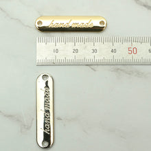 Load image into Gallery viewer, Hand Made logo decoration, 5ea 1set, making charm, Leather craft tool MLT-P0000DNN