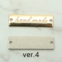 Load image into Gallery viewer, Hand Made logo decoration, 5ea 1set, making charm, Leather craft tool MLT-P0000DNN