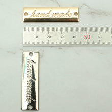 Load image into Gallery viewer, Hand Made logo decoration, 5ea 1set, making charm, Leather craft tool MLT-P0000DNN