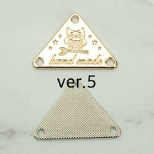Load image into Gallery viewer, Hand Made logo decoration, 5ea 1set, making charm, Leather craft tool MLT-P0000DNN