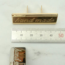 Load image into Gallery viewer, Hand Made logo decoration, 5ea 1set, making charm, Leather craft tool MLT-P0000DNN
