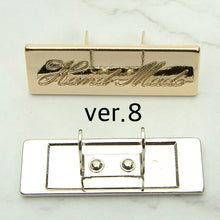 Load image into Gallery viewer, Hand Made logo decoration, 5ea 1set, making charm, Leather craft tool MLT-P0000DNN