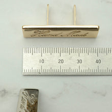Load image into Gallery viewer, Hand Made logo decoration, 5ea 1set, making charm, Leather craft tool MLT-P0000DNN