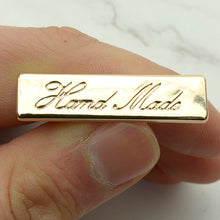 Load image into Gallery viewer, Hand Made logo decoration, 5ea 1set, making charm, Leather craft tool MLT-P0000DNN