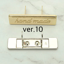 Load image into Gallery viewer, Hand Made logo decoration, 5ea 1set, making charm, Leather craft tool MLT-P0000DNN