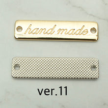 Load image into Gallery viewer, Hand Made logo decoration, 5ea 1set, making charm, Leather craft tool MLT-P0000DNN