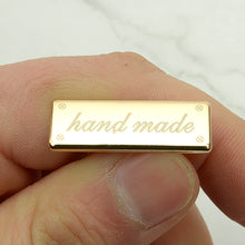 Load image into Gallery viewer, Hand Made logo decoration, 5ea 1set, making charm, Leather craft tool MLT-P0000DNN