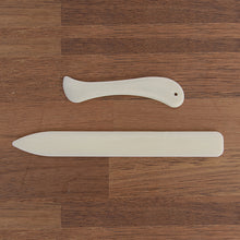 Load image into Gallery viewer, Bone Folder ver.2 , plastic folder, Edge Burnisher Polishing DIY Tools, Handmade Leather Craft tools MLT-P0000CBV