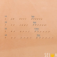 Load image into Gallery viewer, Seiwa Pro Euro Diamond Stitching Chisels, Leather Stitching Prong Chisel Set, Chisels-Leather Craft Pricking Iron Tool MLT-P0000DFB
