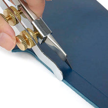 Load image into Gallery viewer, Lace Cutter Guide, Leather Strip Strap Cutter Guide, Leather craft Tool (Self made) MLT-P0000BUZ