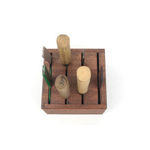 Load image into Gallery viewer, Tool Rack for knife, Wooden Design tool Organizer for your design stamps,Leather Craft Tool -MLT-P0000BRW