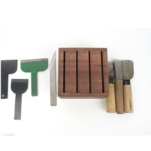Load image into Gallery viewer, Tool Rack for knife, Wooden Design tool Organizer for your design stamps,Leather Craft Tool -MLT-P0000BRW