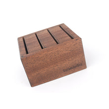 Load image into Gallery viewer, Tool Rack for knife, Wooden Design tool Organizer for your design stamps,Leather Craft Tool -MLT-P0000BRW