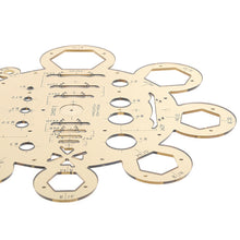 Load image into Gallery viewer, Round pentagon style Templet. 1 in 1Ruler, Circle Ruler tool, use drawing tools,Leather craft tools MLT-P0000BVJ