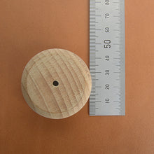Load image into Gallery viewer, Round Flat Wood Edge Slicker Burnisher Polishing DIY Woodworking Tools, Handmade Leather Craft tools MLT-P0000BUO
