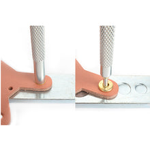Load image into Gallery viewer, Snap Rivet Mold (setter) Set (10/13/15mm spring snaps, 13mm ring snaps) for any craft work, Leather craft tools MLT- P0000BUJ