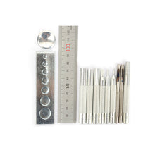 Load image into Gallery viewer, Snap Rivet Mold (setter) Set (10/13/15mm spring snaps, 13mm ring snaps) for any craft work, Leather craft tools MLT- P0000BUJ