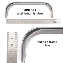 Load image into Gallery viewer, Mini Metal Dulles Bag Frame - Doctor Bag Style making leather craft P0000BAV
