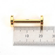 Load image into Gallery viewer, Buckles Handbag accessory dumbbell  ver.2(8mm Cap size)- shaped buckles, Leather DIY making asscessories, Leather craft tools MLT-P0000BFG
